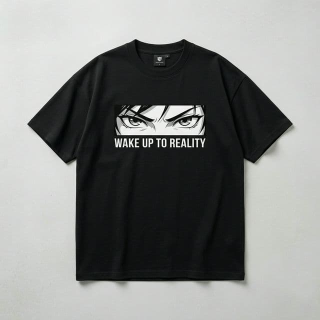 WAKE UP TO REALITY Oversized Tee