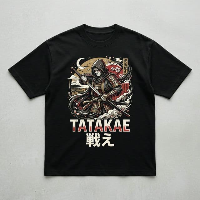 Samurai Spirit Oversized Tee