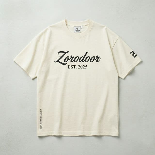 Zorodoor Script Oversized Tee