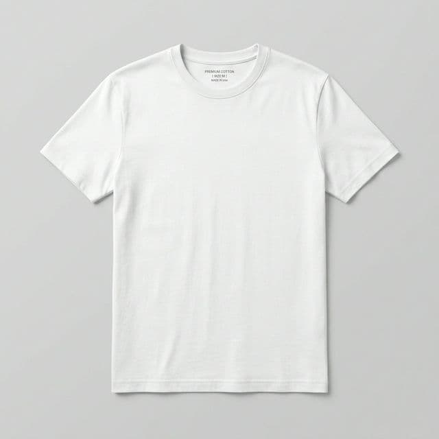 Premium Heavyweight White Tee