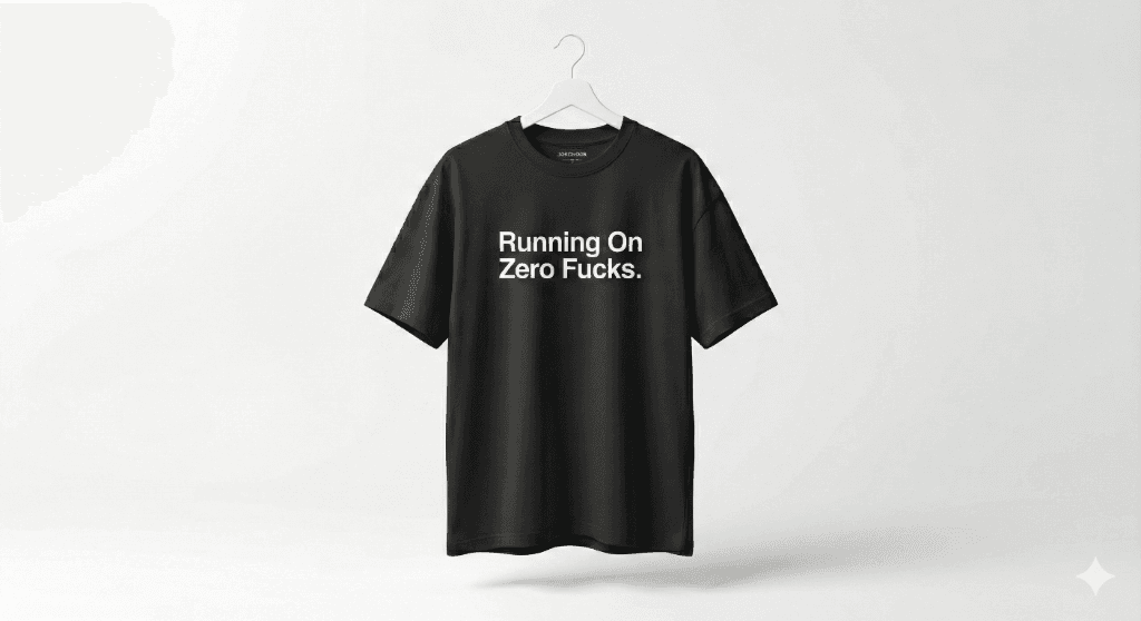 Zero Fucks Oversized Tee