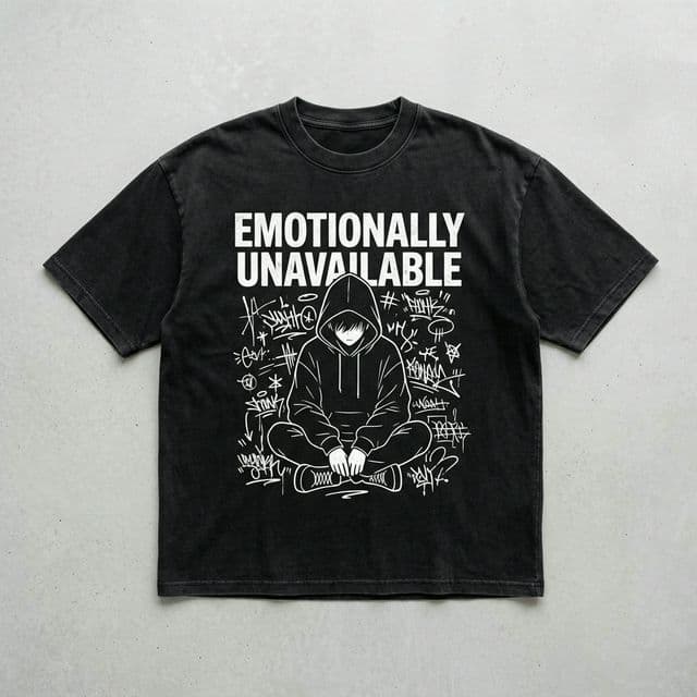 Emotionally Unavailable Oversized Tee
