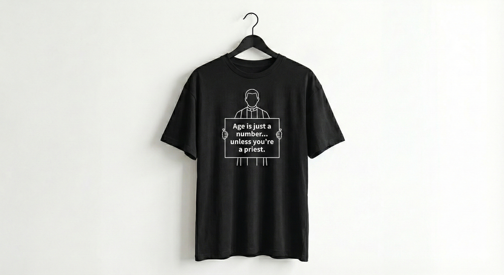 Age Is Just a Number Funny T-Shirt | Dark Humor Graphic Tee | Trending Sarcastic Quote Shirt