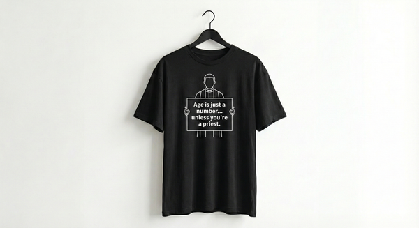 Age Is Just a Number Funny T-Shirt | Dark Humor Graphic Tee | Trending Sarcastic Quote Shirt